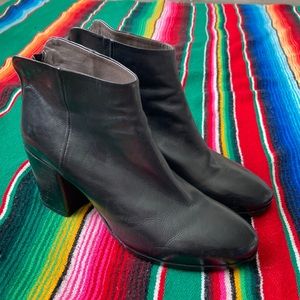 No. 6 booties-Italian leather
